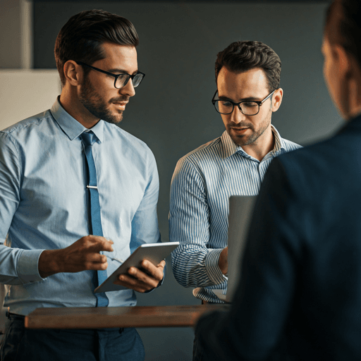 Professional workplace interaction